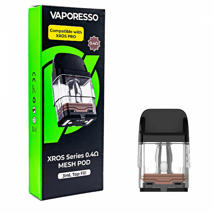 Картридж VAPORESSO XROS 0.4 Ом 3 мл - купить Картриджи в Киеве и Украине, Картридж  VAPORESSO XROS 0.4 Ом 3 мл - цена в интернет магазине электронных сигарет