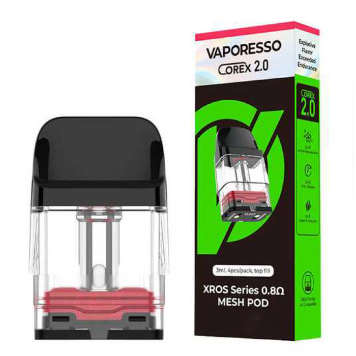 Картридж VAPORESSO XROS 0.8 Ом 3 мл - купить Картриджи в Киеве и Украине, Картридж  VAPORESSO XROS 0.8 Ом 3 мл - цена в интернет магазине электронных сигарет