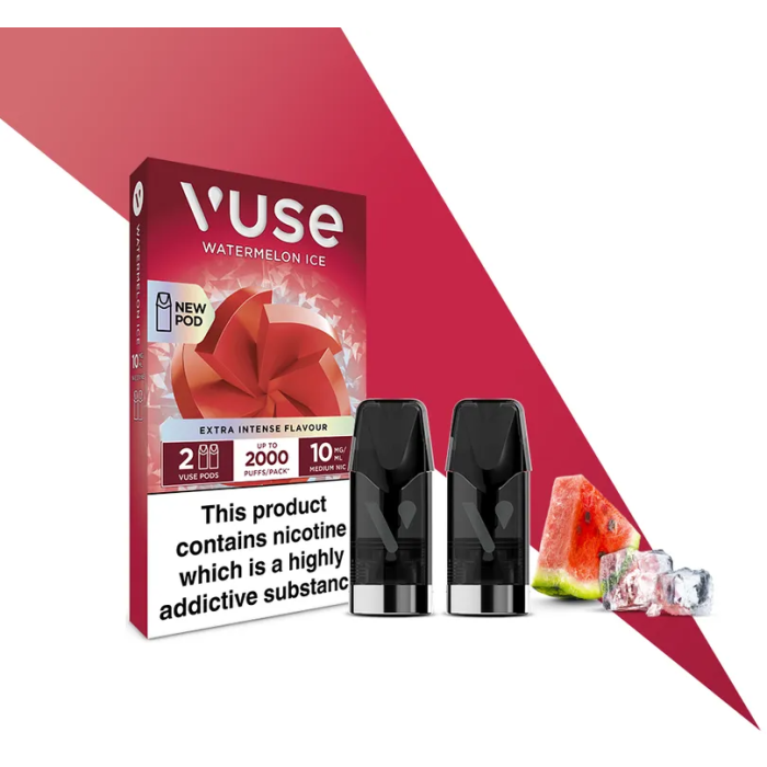 Картриджи VUSE Extra Intense Flavour Pods 10 мг (1%) Watermelon ice (арбуз  лед)