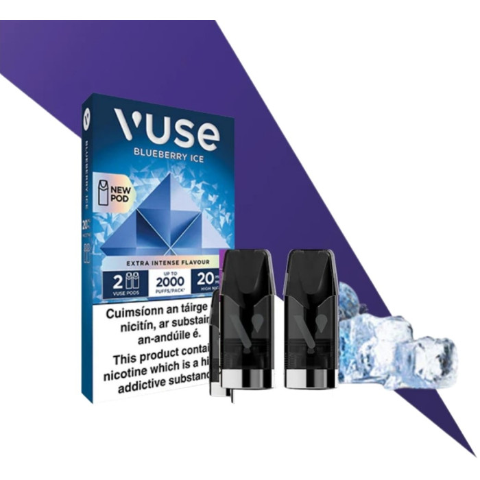 VUSE Extra Intense Flavour Pods 20  (2%) Blueberry Ice (  ) -  Pod     ,  VUSE Extra Intense  Flavour Pods 20  (2%) Blueberry Ice (