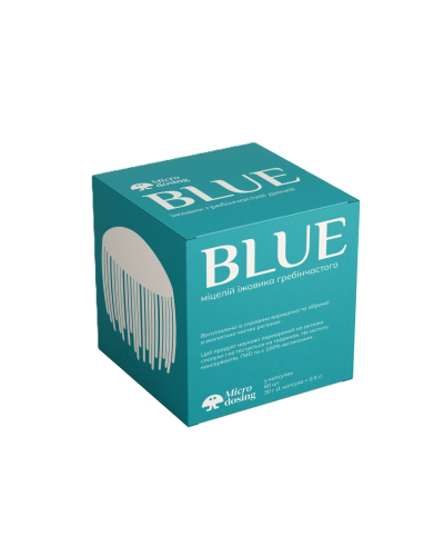 BLUE Мицелий Ежовика гребенчатого, 60 капсул по 0.5 г
