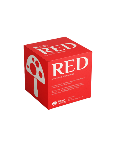 RED Мухомор червоний, 60 капсул по 0.5 г