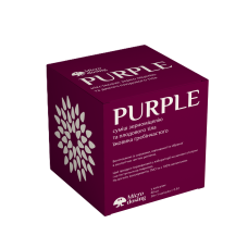 PURPLE Їжовик гребінчастий міцелій + плодове тіло 60 капсул по 0.5 г