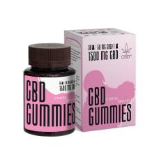 Желатинові Ведмедики CBD 50мг/шт "Стигла Вишня" (пачка 30шт)