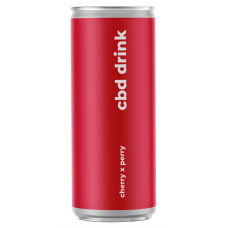 CBD Drink Cherry Perry середньогазований безалкогольний напій з CBD 0,33 л