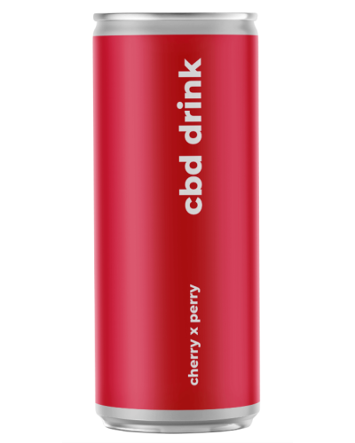 CBD Drink Cherry Perry середньогазований безалкогольний напій з CBD 0,33 л