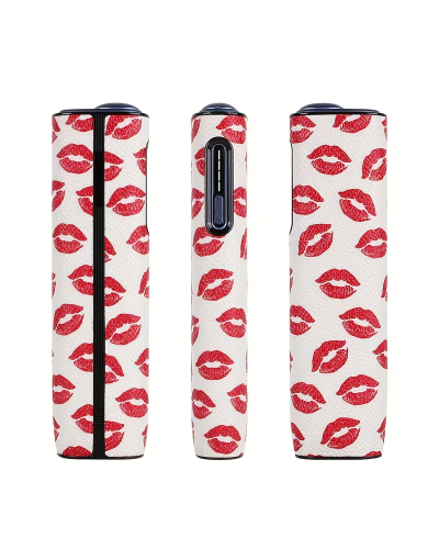 Чехол для IQOS Iluma One i Model белый с поцелуями