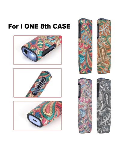 Чехол для IQOS Iluma One i Model вышитый зеленый