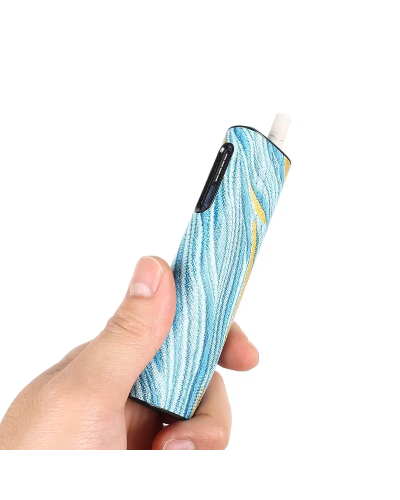 Чехол для IQOS Iluma One i Model с голубыми волнами