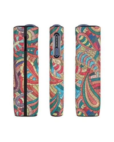 Чехол для IQOS Iluma One i Model вышитый красный