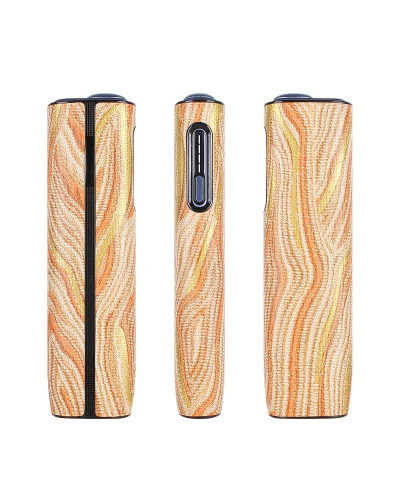 Чохол для IQOS Iluma One i Model з помаранчевими хвилями