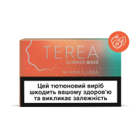 Стіки для IQOS ILUMA TEREA SUMMER WAVE (абрикос+ментол) (20шт)