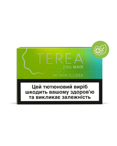 Стики для IQOS ILUMA TEREA ZING WAVE (цитрус+ментол) (20шт)