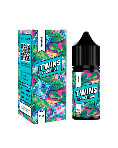 Набор для самозамеса OCTOBAR TWINS 30 мл 50 мг "Menthol" со вкусом ментол лед
