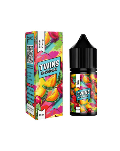 Набір для самозамісу OCTOBAR TWINS 30 мл 50 мг "Melon Cherry" зі смаком дині з вишнею