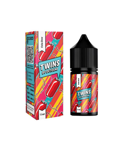Набір для самозамісу OCTOBAR TWINS 30 мл 50 мг "Cola Dew" зі смаком коли та цитрусів