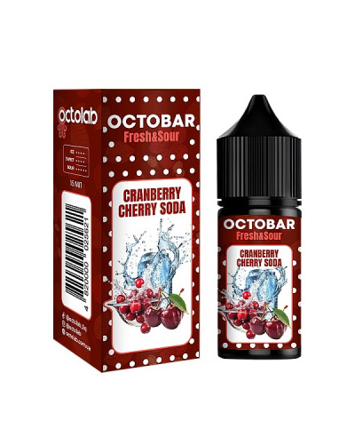 Набір для самозамісу Octobar Fresh&Sour 30 мл 50 мг Cranberry Cherry Soda (Журавлина вишня содова)