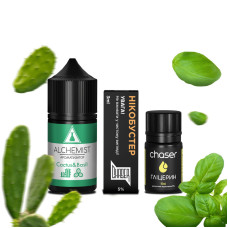 Набір для самозамісу ALCHEMIST 30 мл 50 мг Cactus Basil зі смаком кактус базилік