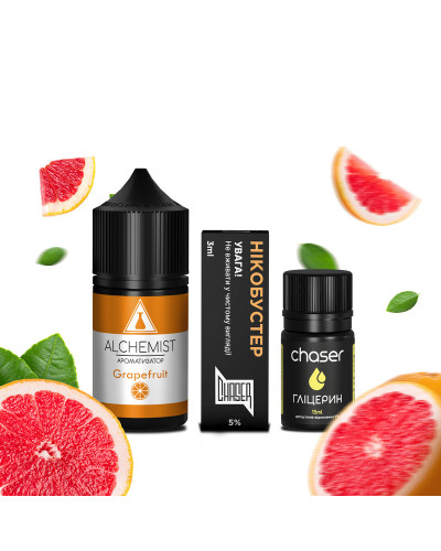 Набір для самозамісу ALCHEMIST 30 мл 50 мг Grapefruit зі смаком Грейпфрут