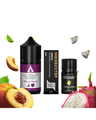 Набір для самозамісу ALCHEMIST 30 мл 50 мг Pitaya Peach зі смаком пітая персик