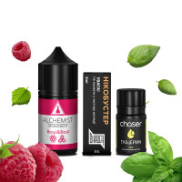 Набір для самозамісу ALCHEMIST 30 мл 50 мг Raspbasil зі смаком малина базилік