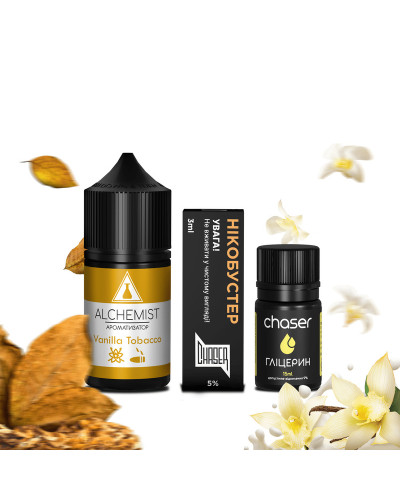 Набор для самозамеса ALCHEMIST 30 МЛ 50 МГ Vаnilla Tobacco со вкусом табак ваниль