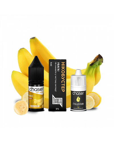Набор для самозамеса Chaser for pods 10 мл со вкусом Банан