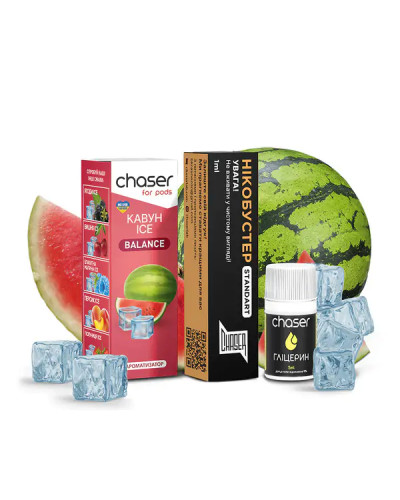 Набор для самозамеса Chaser for pods 10 мл со вкусом Арбуз Лед
