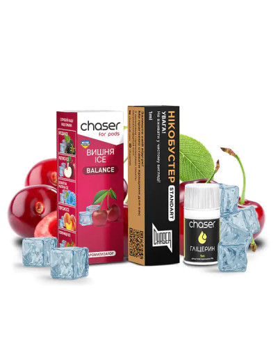 Набір для самозамісу Chaser for pods 10 мл зі смаком Вишня Лід