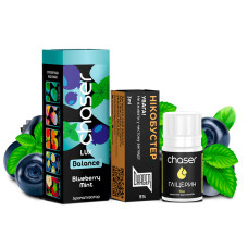 Набір для самозамісу Chaser LUX 30 мл "Blueberry Mint" зі смаком чорниця м'ята