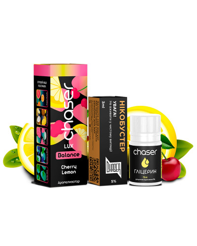 Набор для самозамеса Chaser LUX 30 мл "Cherry Lemon" со вкусом вишня лимон