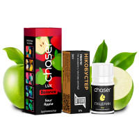 НАБІР ДЛЯ САМОЗАМІСУ CHASER LUX 30 МЛ "SOUR APPLE" ЗІ СМАКОМ КИСЛОГО ЯБЛУКА