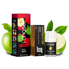 НАБІР ДЛЯ САМОЗАМІСУ CHASER LUX 30 МЛ "SOUR APPLE" ЗІ СМАКОМ КИСЛОГО ЯБЛУКА