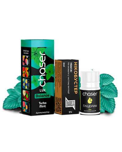 Набор для самозамеса Chaser LUX 30 мл "Turbo Mint" со вкусом мята