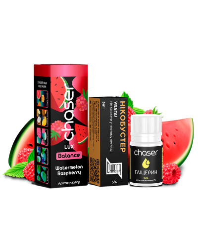 Набор для самозамеса Chaser LUX 30 мл "Watermelon Raspberry" со вкусом арбуз малина