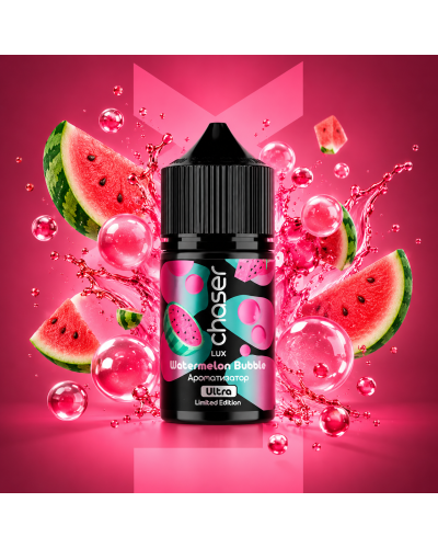 Набір для самозамісу Chaser LUX 30 мл "Watermelon Bubble" зі смаком кавун жуйка