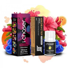 Набір для самозамісу Chaser LUX 30 мл "Hibiscus Blue Raz" зі смаком каркаде чорниця