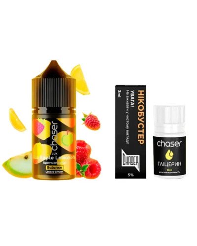 Набор для самозамеса Chaser LUX 30 мл "Raz Apple Lemonade" со вкусом ягодно яблочного лимонада