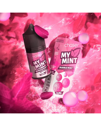 Набір для самозамісу Chaser My Mint 30 мл "Bubble Mint" зі смаком Жуйка м'ята