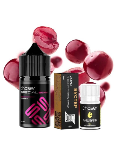 Набір для самозамісу Chaser Special Berry 30 мл 50 мг Cherries (вишня)