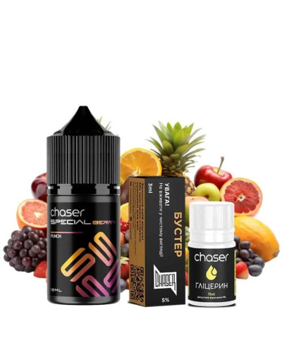 Набор для самозамеса Chaser Special Berry 30 мл 50 мг Punch (ягодный коктейль)
