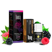 Нобор для самозамеса CHASER BLACK 30 мл "Blackberry Sour Raspberry" со вкусом ежевики и кислая малина