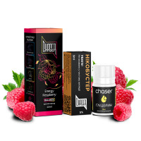 НАБОР ДЛЯ САМОЗАМЕСА CHASER BLACK 30 МЛ "ENERGY RASPBERRY" СО ВКУСОМ ЭНЕРГЕТИКА ТА МАЛИНЫ