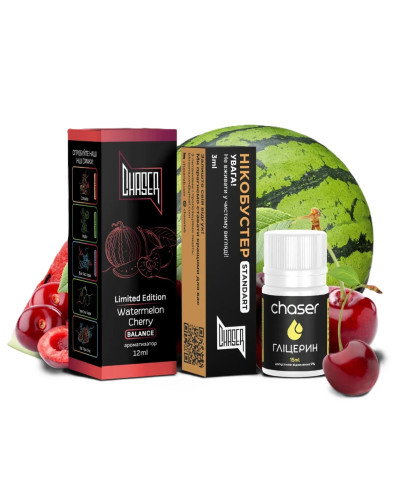 НАБОР ДЛЯ САМОЗАМЕСА CHASER BLACK 30 мл "Watermelon Cherry" арбуз вишня