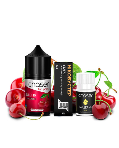 Набор для самозамеса CHASER FOR PODS 30 мл со вкусом вишня