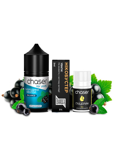 Набор для самозамеса CHASER FOR PODS 30 мл со вкусом смородина ментол
