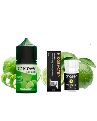 Набор для самозамеса CHASER FOR PODS 30 мл со вкусом лайм