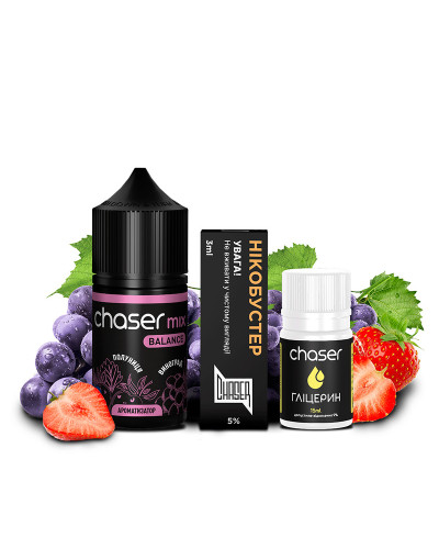 Набор для самозамеса CHASER Mix 30 мл со вкусом Клубника виноград