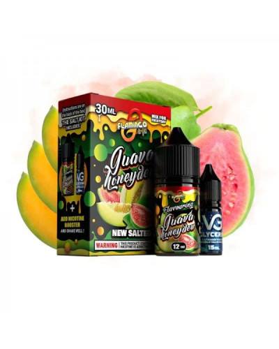 НАБІР ДЛЯ САМОЗАМІСУ FLAMINGO 30 МЛ 50 МГ HONEYDEW GUAVA ЗІ СМАКОМ ДИНІ І ГУАВИ