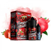 НАБІР ДЛЯ САМОЗАМІСУ FLAMINGO 30 МЛ 50 МГ POMEGRANATE STRAWBERRY ЗІ СМАКОМ ГРАНАТА І ПОЛУНИЦІ